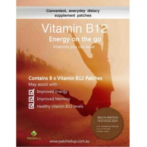 Patched Up Vitamin B12 Energy Patch Methylcobalamin