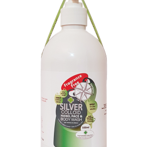 Silver Health Silver Colloid Face & Body Wash (fragrance free) 500ml
