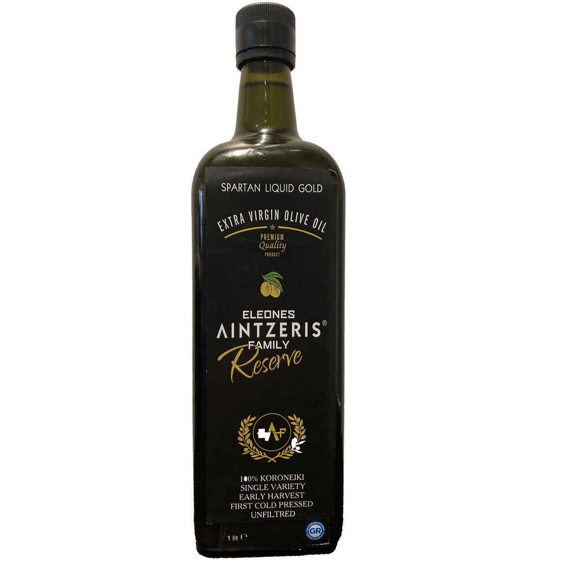 Eleones - Unfiltered High Phenolic Early Harvest Extra Virgin Olive Oil 1L Glass